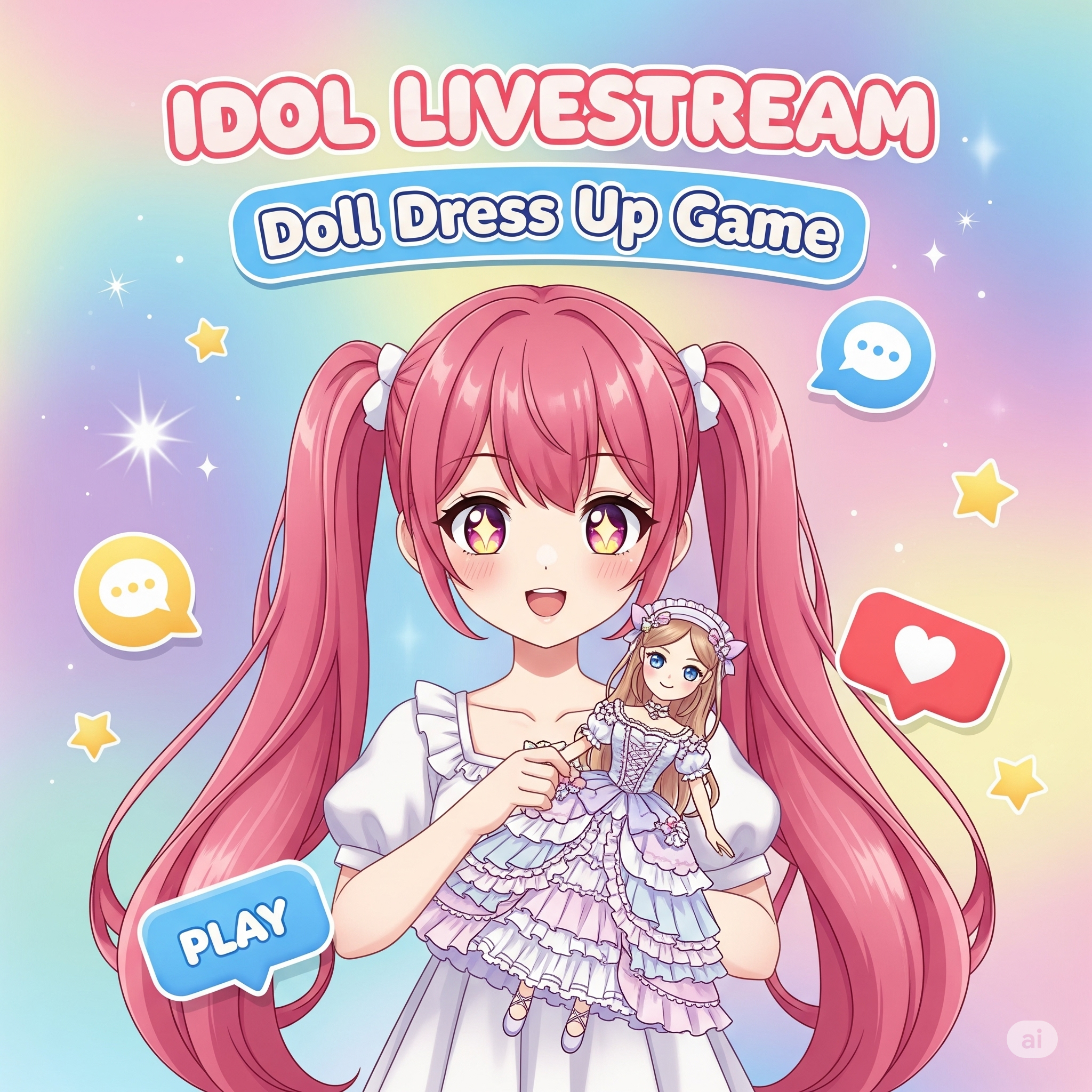 Idol Livestream: Doll Dress Up