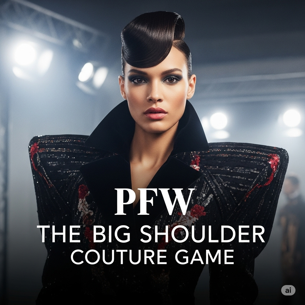 PFW The Big Shoulder Couture