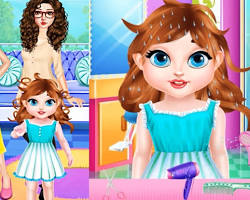 Baby Taylor Hair Salon Fun