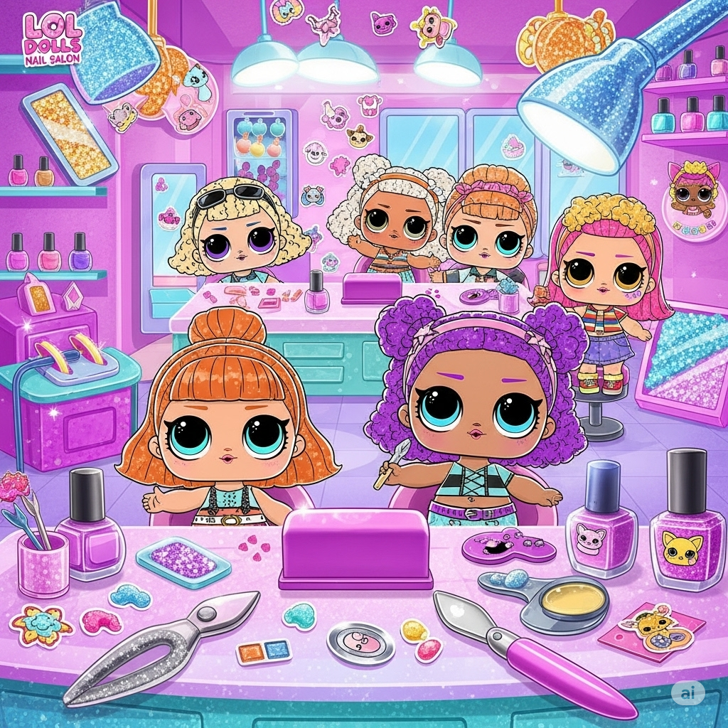 LOL Dolls Nail Salon