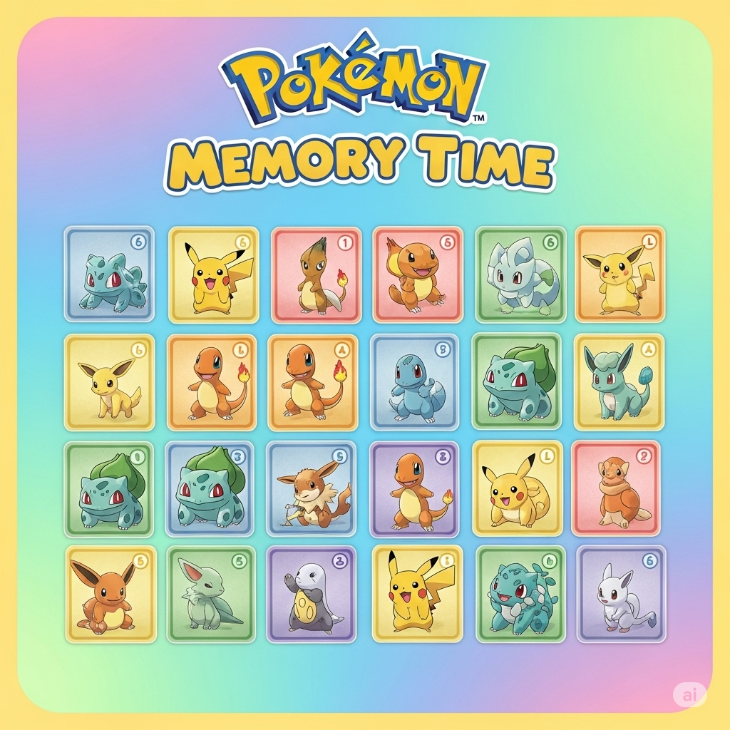 Pokemon Memory Time